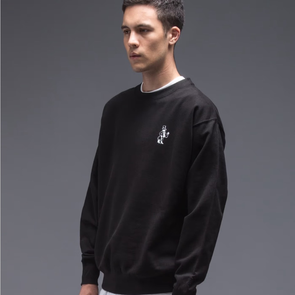 Born X Raised Black Crewneck Sweatshirt Snooty Fox!